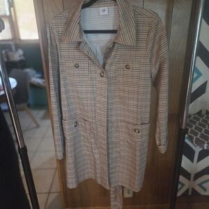 CAbi Houndstooth Patterned Jacket
